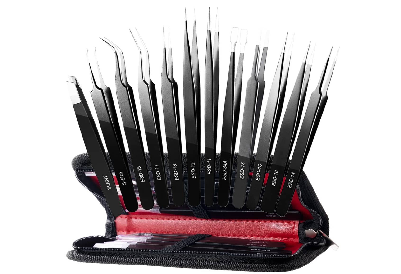 Antonki 12 Pack Precision Tweezers